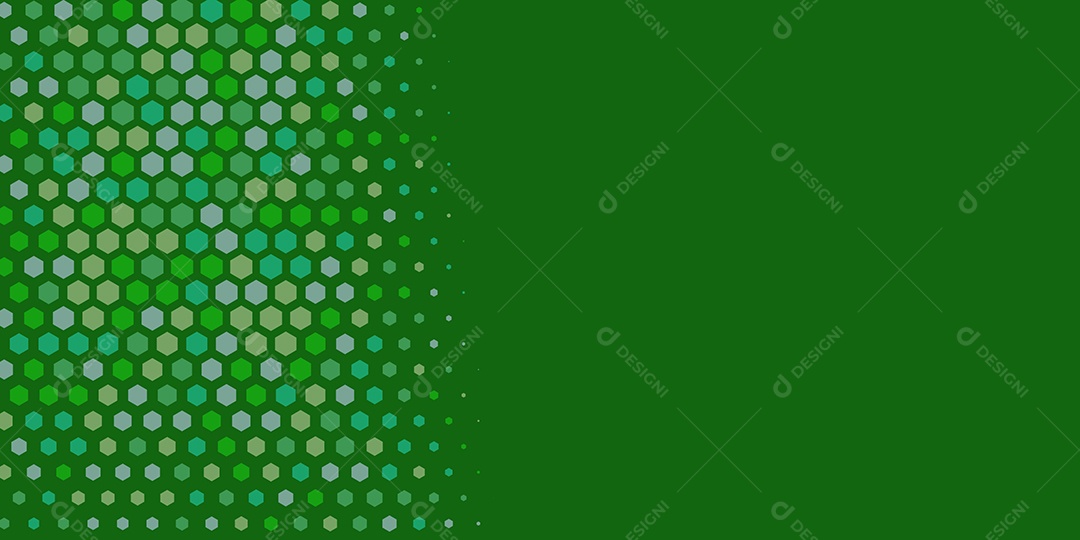 Background Hexágono Abstrato Verde Ilustração Vetor EPS