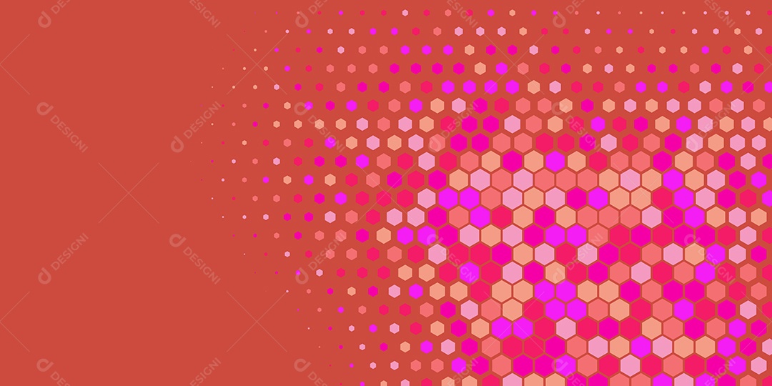 Background Hexágono Abstrato Rosa Ilustração Vetor EPS