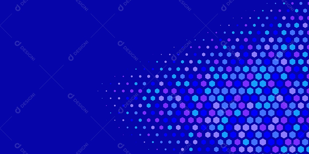 Background Hexágono Abstrato Azul Ilustração Vetor EPS