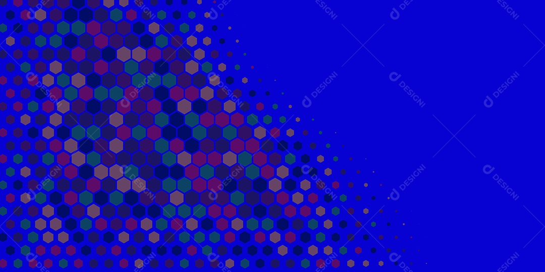 Background Hexágono Abstrato Azul Ilustração Vetor EPS