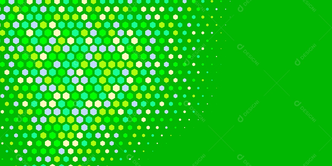 Background Hexágono Abstrato Verde Ilustração Vetor EPS