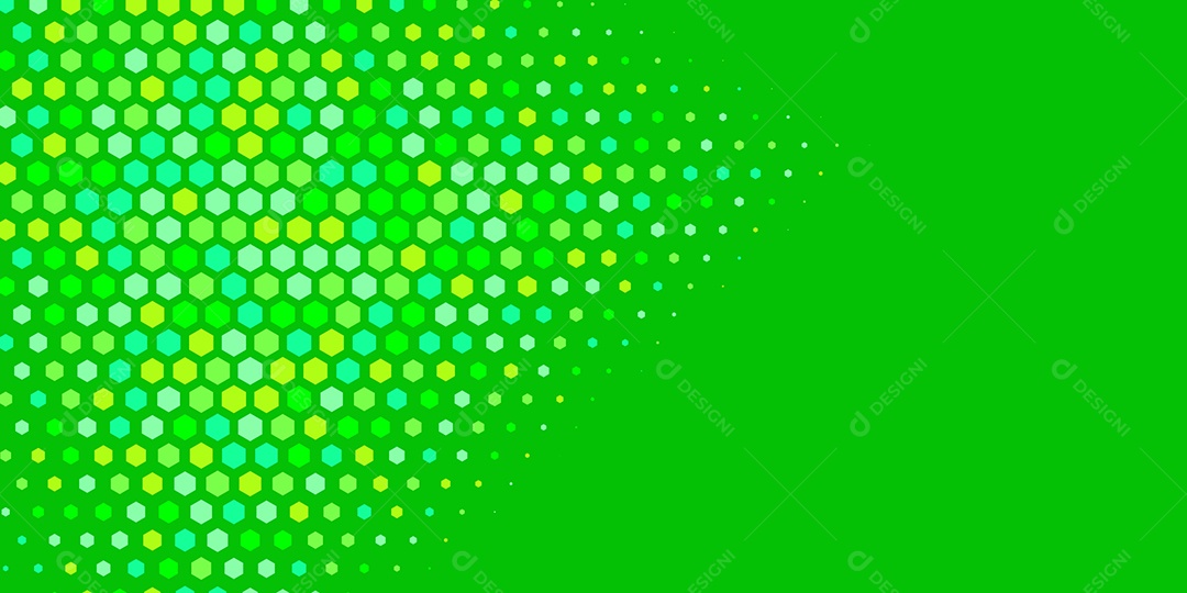 Background Hexágono Abstrato Verde Ilustração Vetor EPS