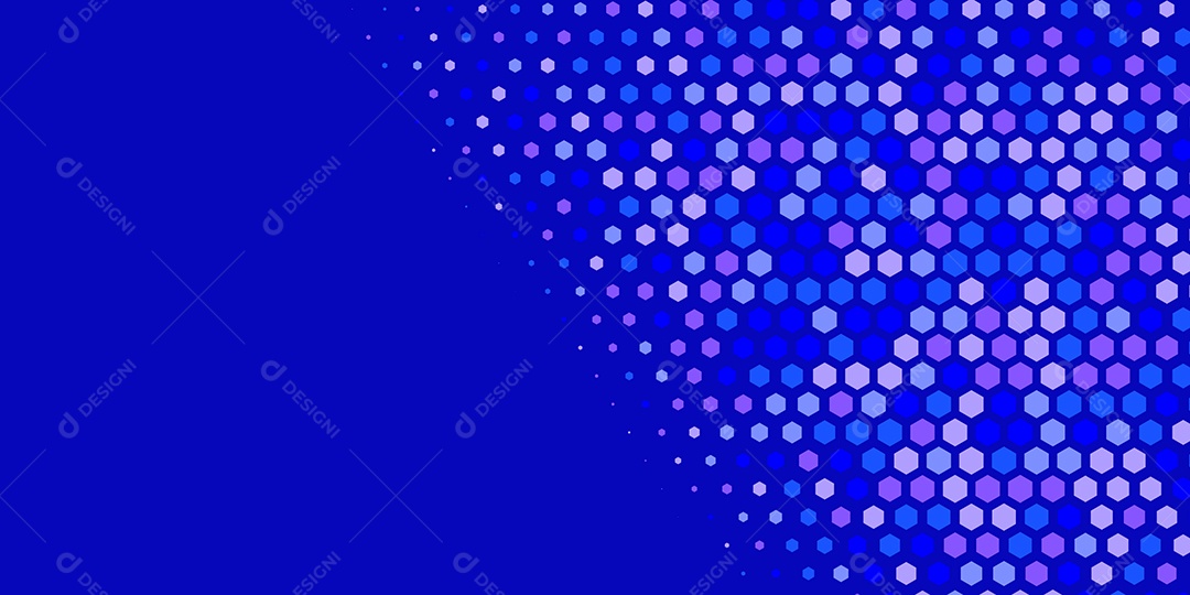 Background Hexágono Abstrato Azul Ilustração Vetor EPS