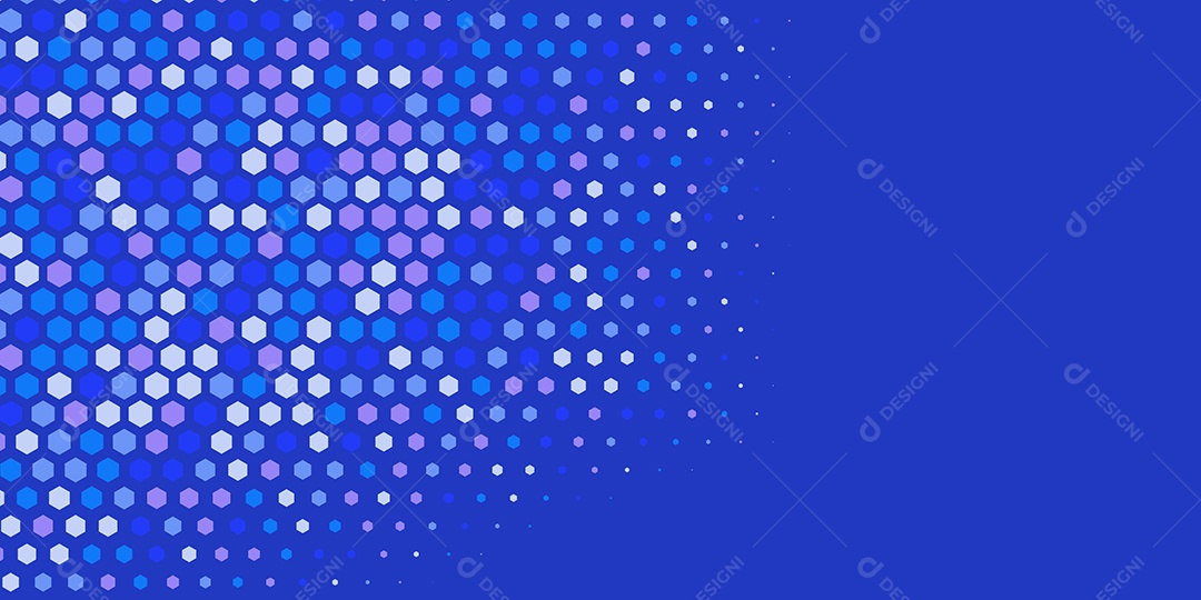 Background Hexágono Abstrato Azul Ilustração Vetor EPS
