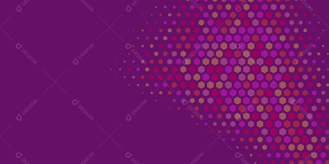 Background Hexágono Abstrato Roxo Ilustração Vetor EPS