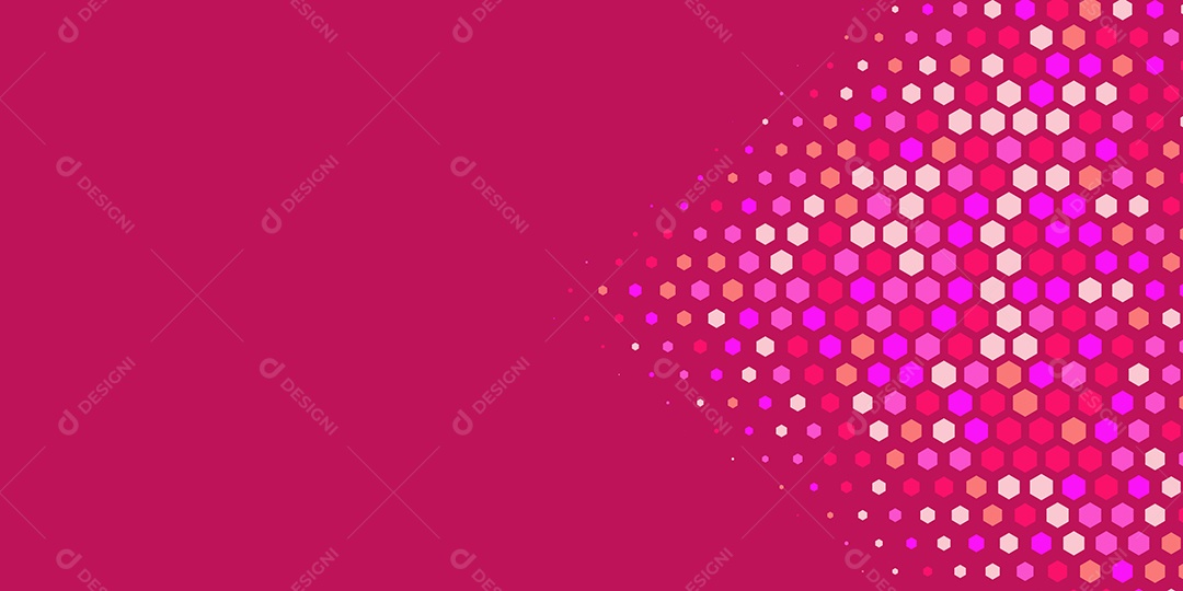 Background Hexágono Abstrato Rosa Ilustração Vetor EPS