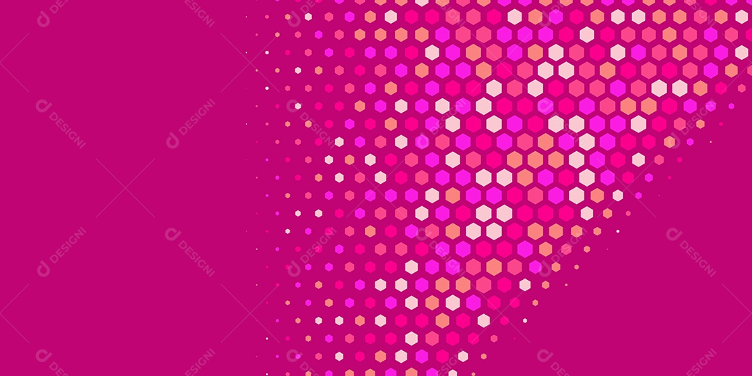 Background Hexágono Abstrato Rosa Ilustração Vetor EPS