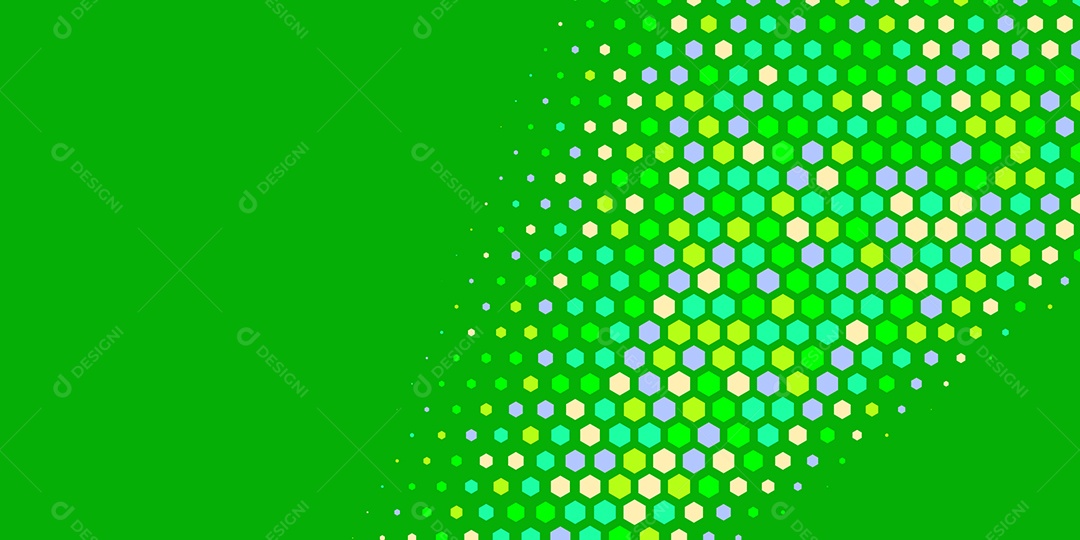 Background Hexágono Abstrato Verde Ilustração Vetor EPS
