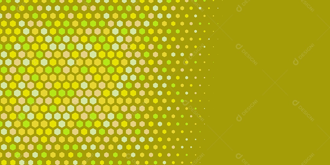 Background Hexágono Abstrato Amarelo Ilustração Vetor EPS