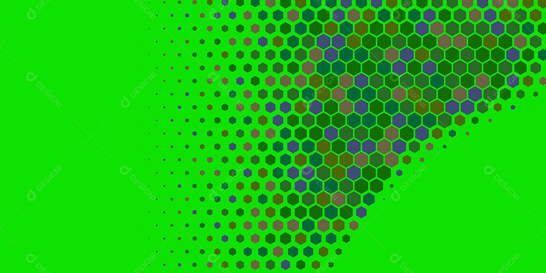 Background Hexágono Abstrato Verde Ilustração Vetor EPS