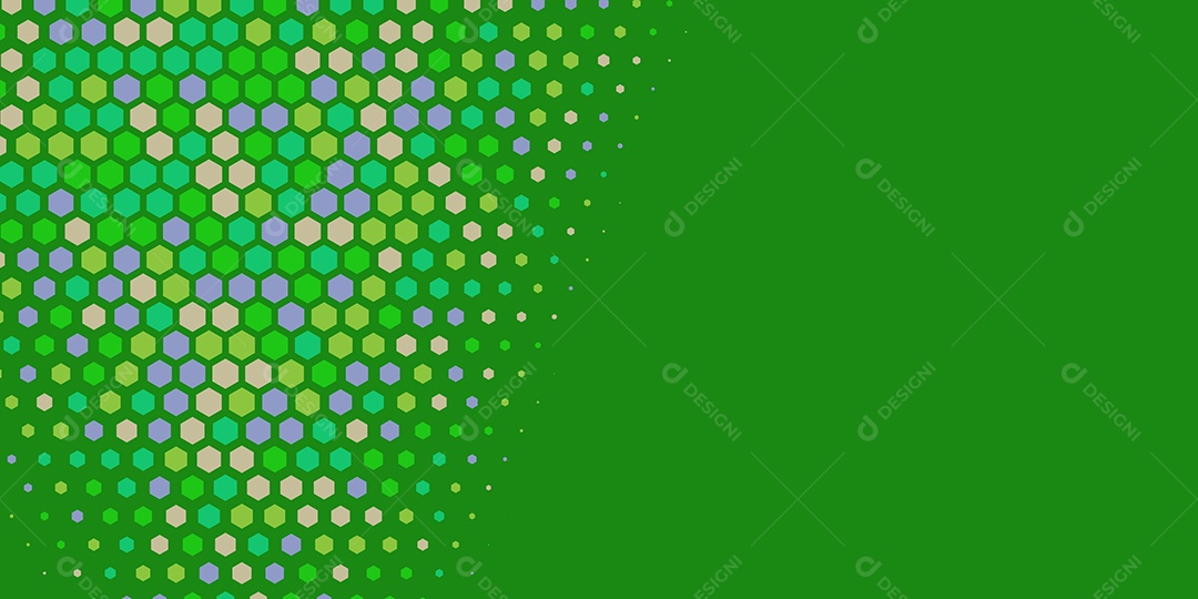 Background Hexágono Abstrato Verde Ilustração Vetor EPS