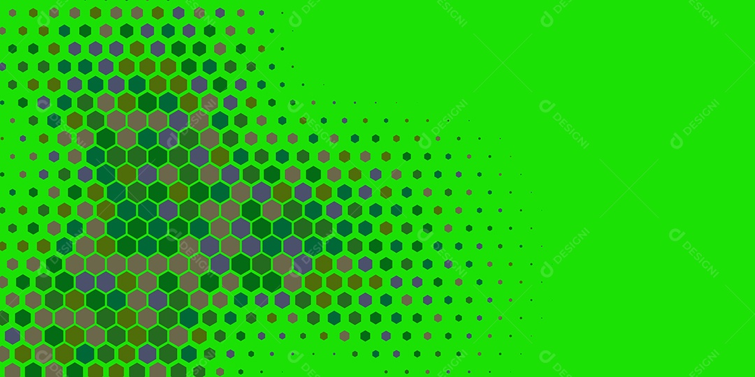 Background Hexágono Abstrato Verde Ilustração Vetor EPS