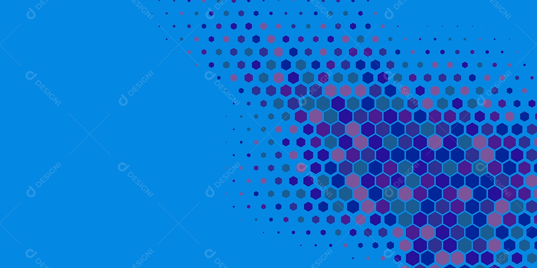 Background Hexágono Abstrato Azul Ilustração Vetor EPS
