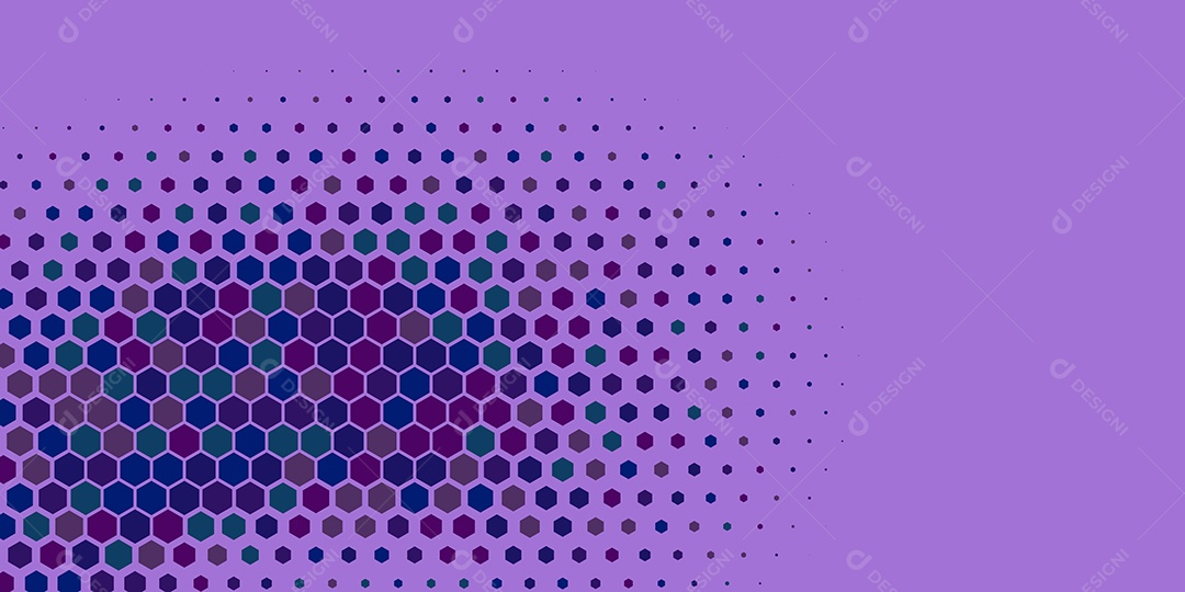 Background Hexágono Abstrato Roxo Ilustração Vetor EPS