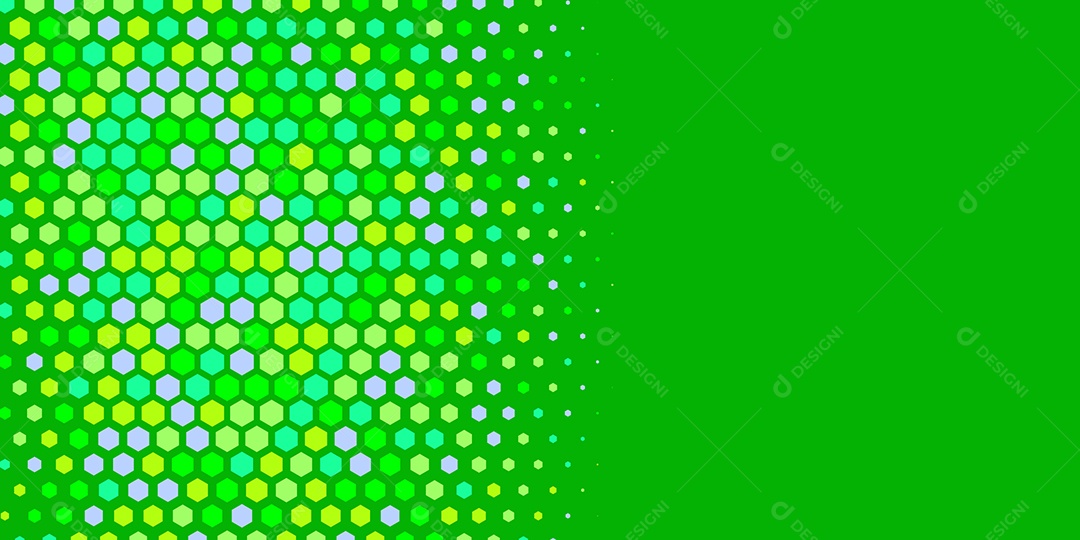 Background Hexágono Abstrato Verde Ilustração Vetor EPS