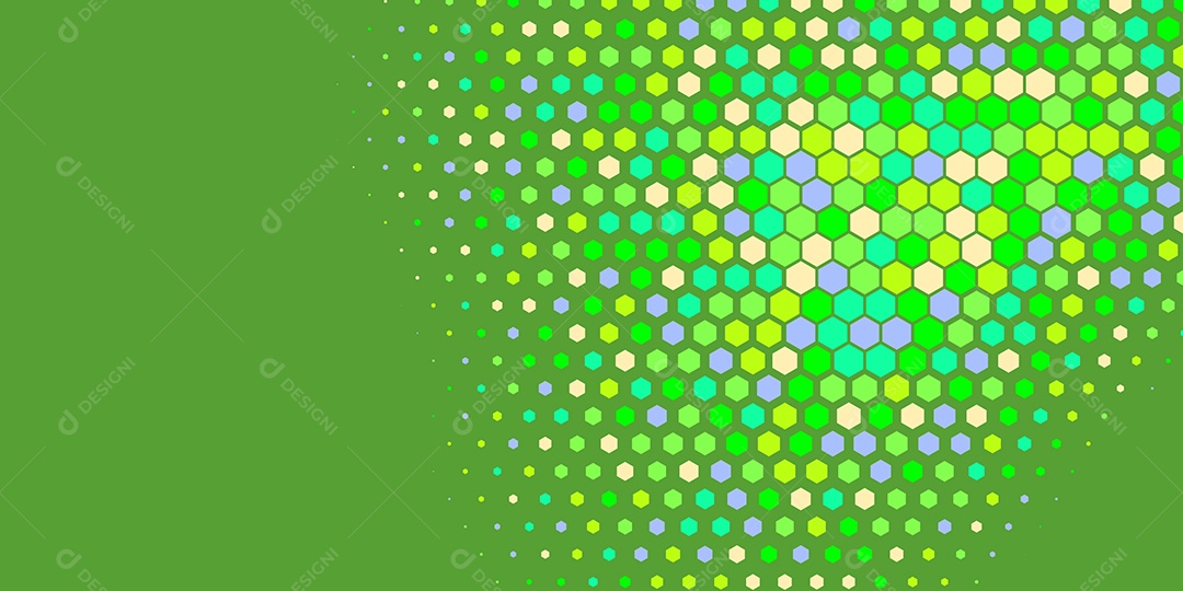Background Hexágono Abstrato Verde Ilustração Vetor EPS