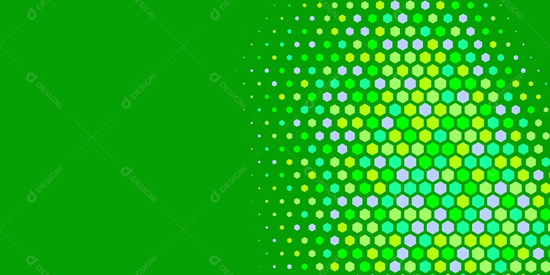 Background Hexágono Abstrato Verde Ilustração Vetor EPS
