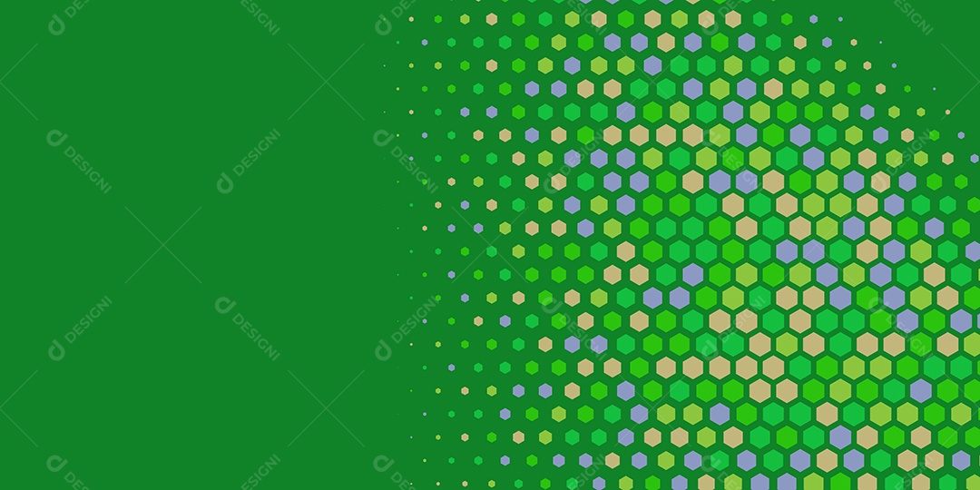 Background Hexágono Abstrato Verde Ilustração Vetor EPS