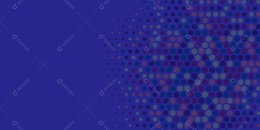 Background Hexágono Abstrato Azul Ilustração Vetor EPS