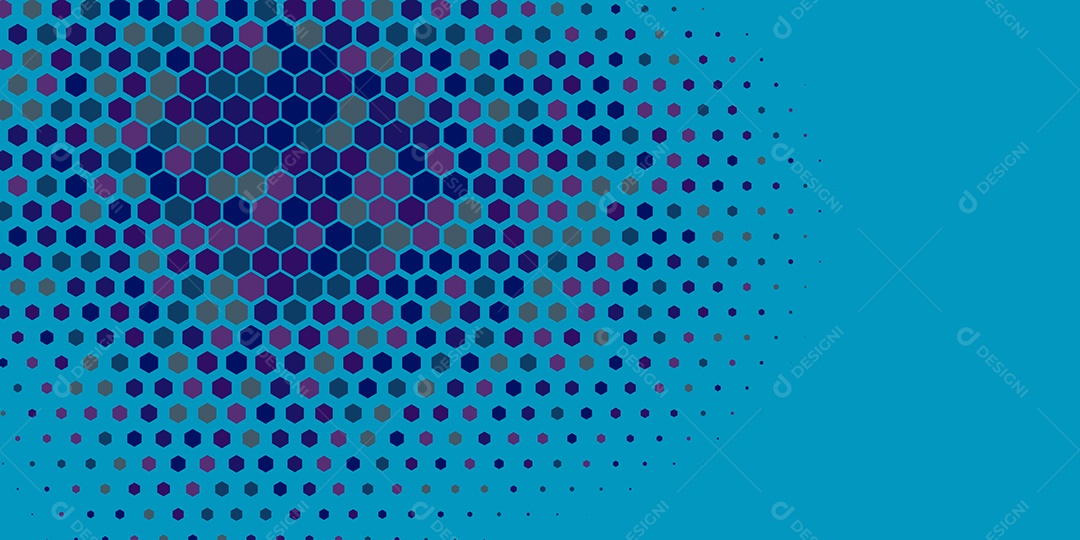 Background Hexágono Abstrato Azul Ilustração Vetor EPS