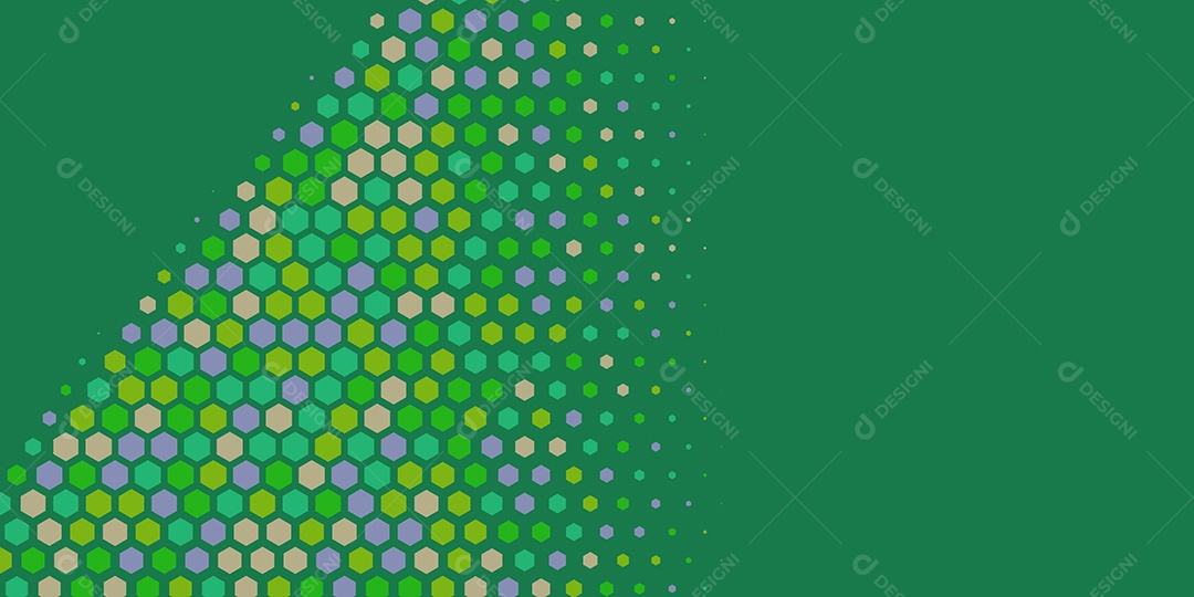 Background Hexágono Abstrato Verde Ilustração Vetor EPS
