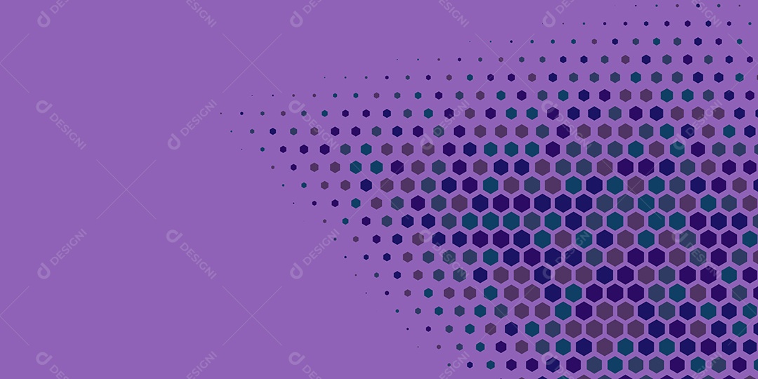 Background Hexágono Abstrato Roxo Ilustração Vetor EPS