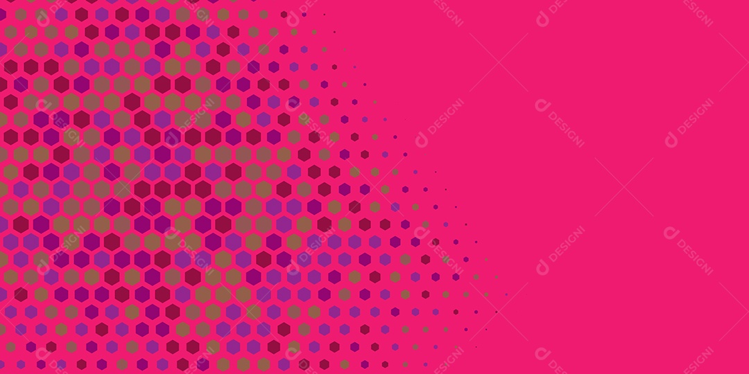 Background Hexágono Abstrato Rosa Ilustração Vetor EPS
