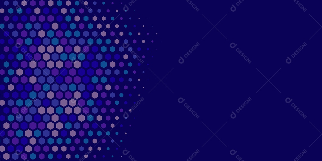 Background Hexágono Abstrato Azul Ilustração Vetor EPS