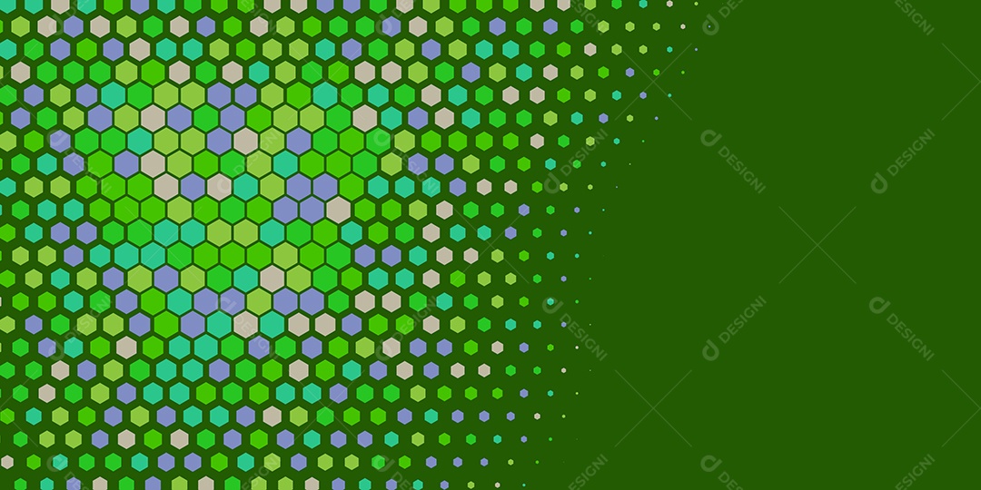 Background Hexágono Abstrato Verde Ilustração Vetor EPS