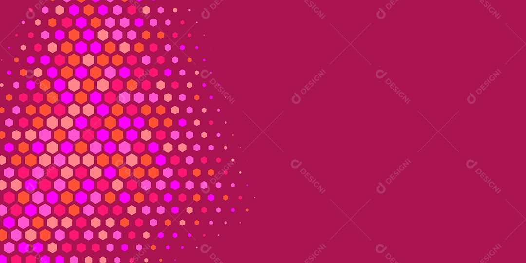 Background Hexágono Abstrato Rosa Ilustração Vetor EPS