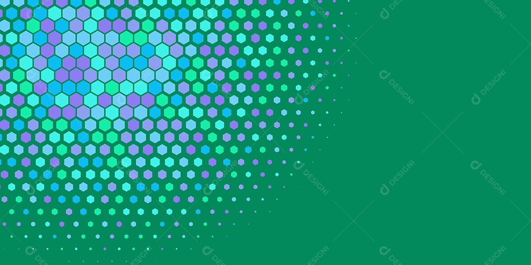 Background Hexágono Abstrato Verde Ilustração Vetor EPS