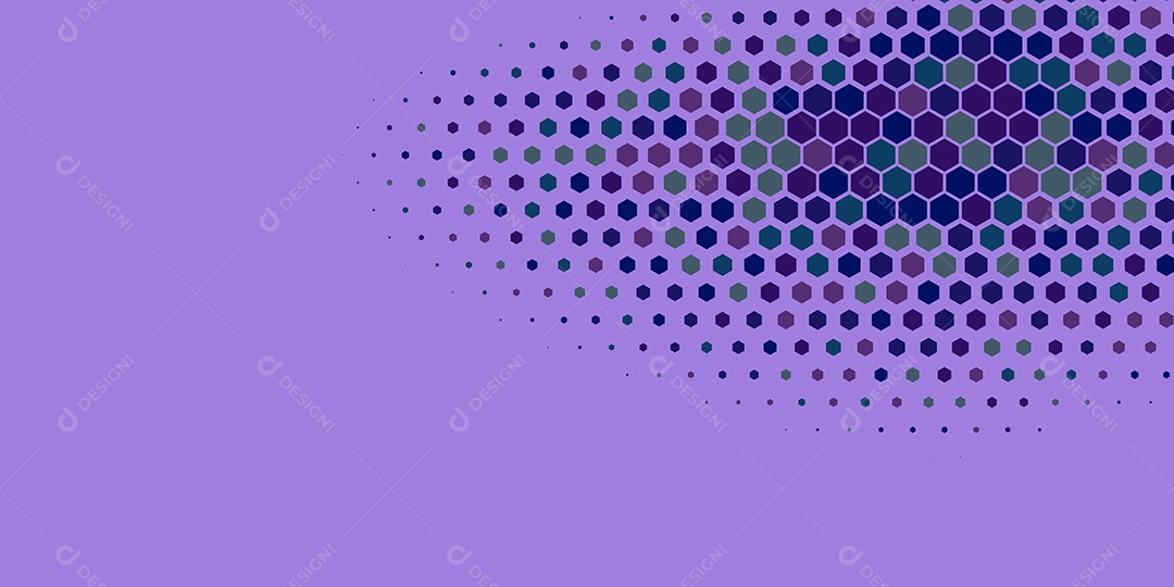 Background Hexágono Abstrato Roxo Ilustração Vetor EPS