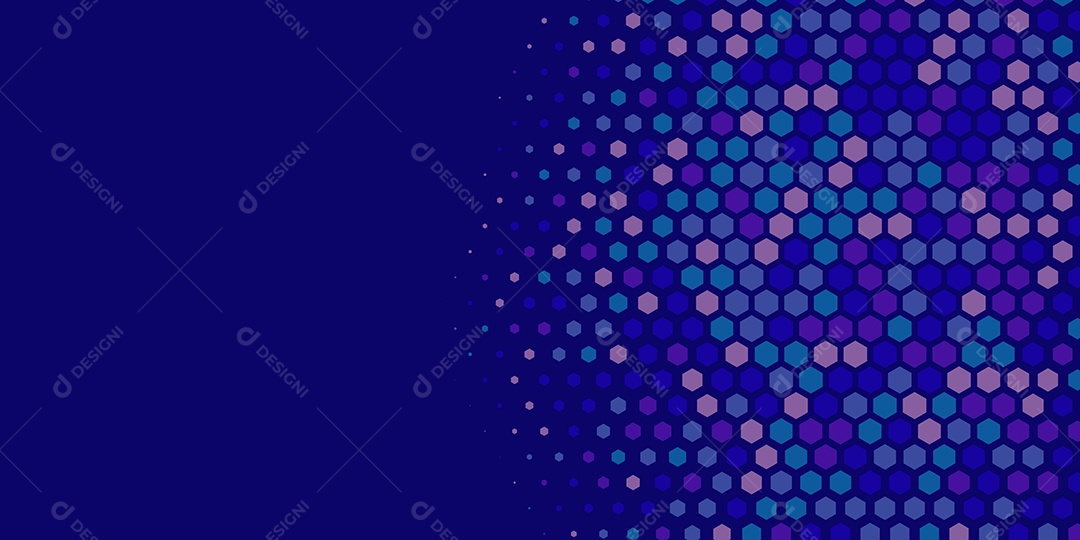 Background Hexágono Abstrato Azul Ilustração Vetor EPS