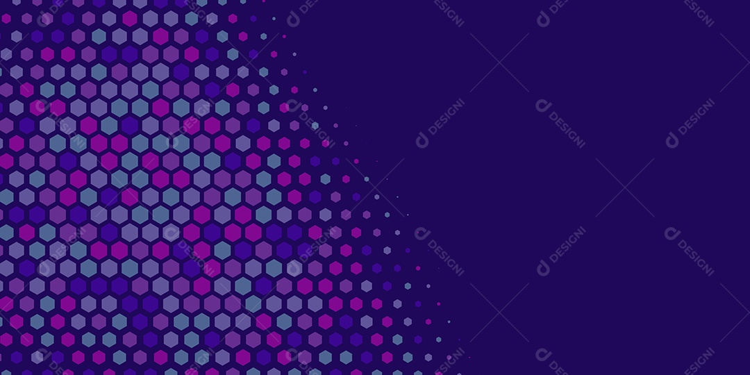 Background Hexágono Abstrato Azul Ilustração Vetor EPS