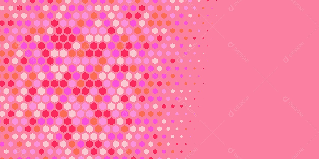 Background Hexágono Abstrato Rosa Ilustração Vetor EPS