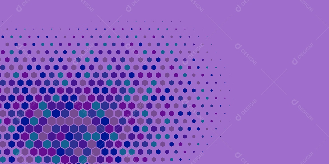 Background Hexágono Abstrato Roxo Ilustração Vetor EPS