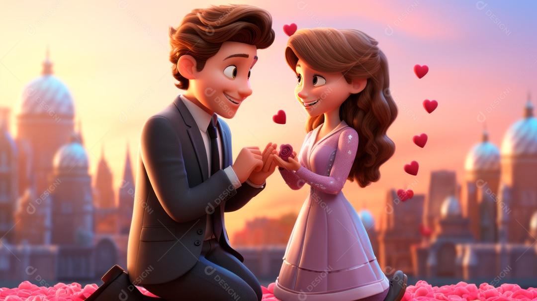 Primavera, a chave das boas festas 20 de março Desenho 3D Generative AI.