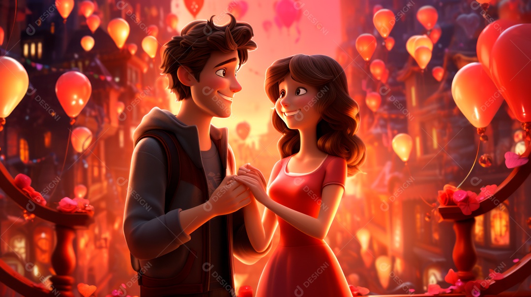 Primavera, a chave das boas festas 20 de março Desenho 3D Generative AI.