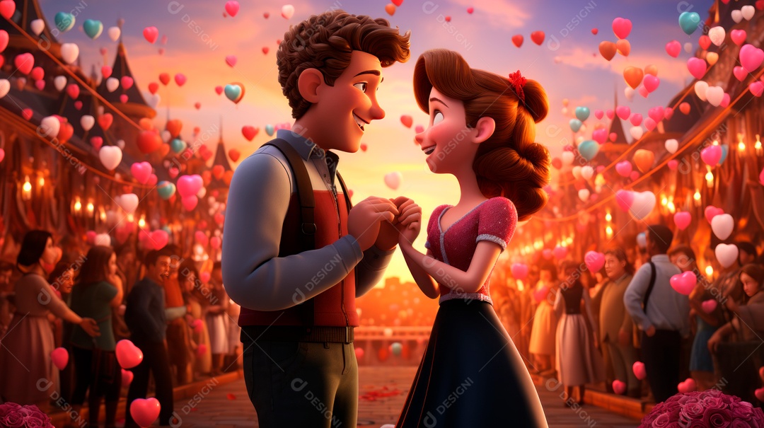 Primavera, a chave das boas festas 20 de março Desenho 3D Generative AI.