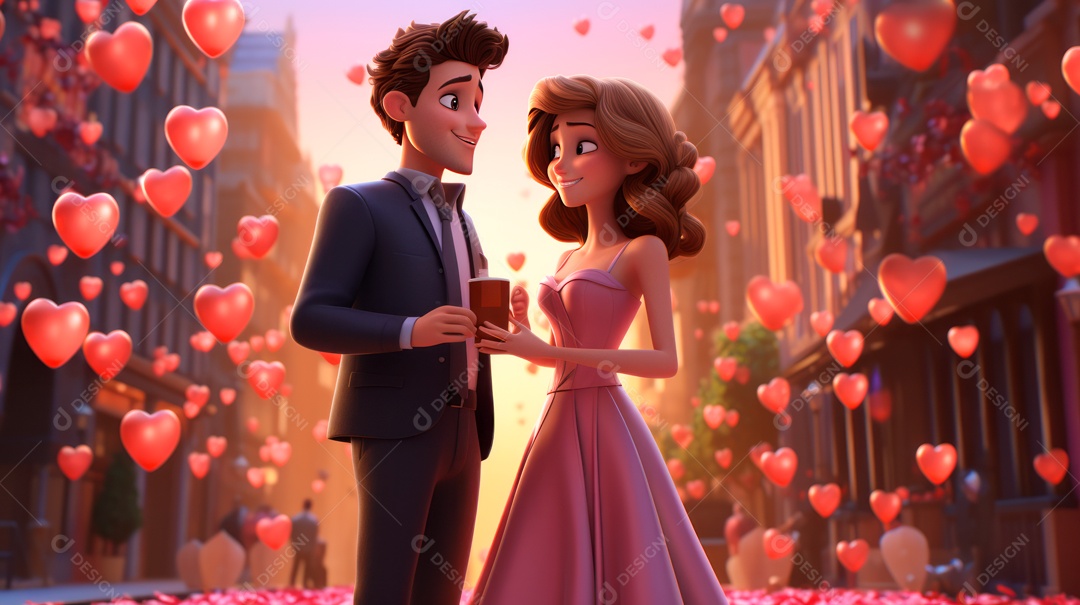 Primavera, a chave das boas festas 20 de março Desenho 3D Generative AI.