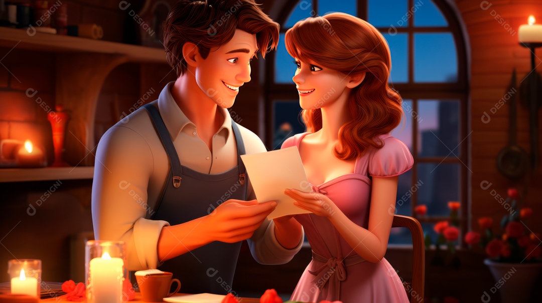 Primavera, a chave das boas festas 20 de março Desenho 3D Generative AI.