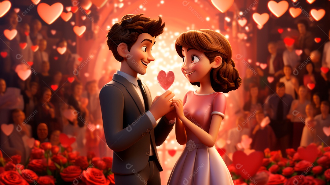 Primavera, a chave das boas festas 20 de março Desenho 3D Generative AI.