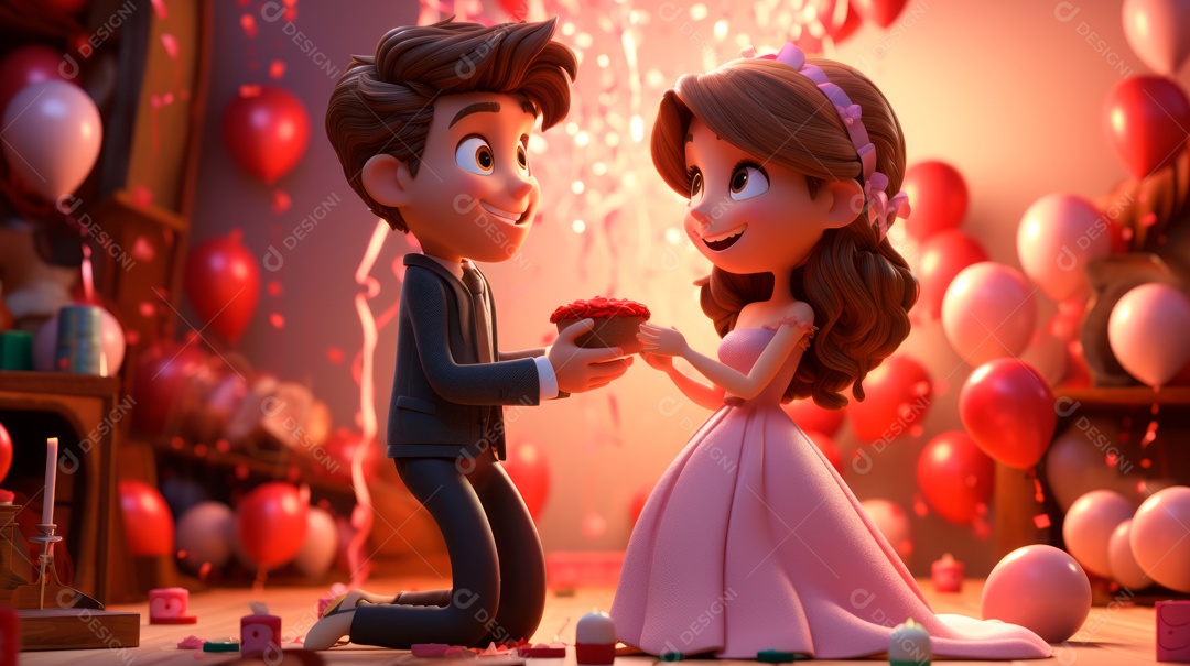 Primavera, a chave das boas festas 20 de março Desenho 3D Generative AI.