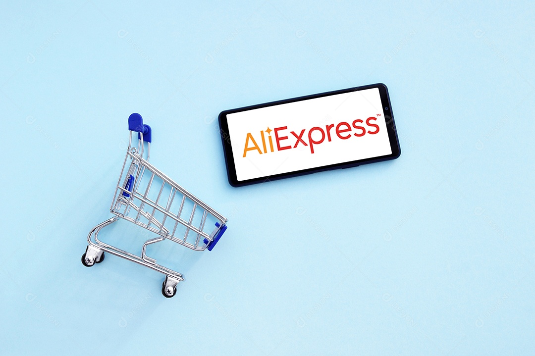 Carrinho de compra de site AliExpress