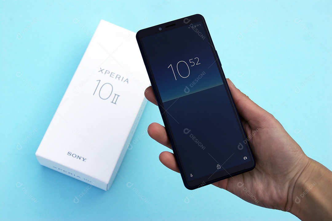 Celular sony x-peria 10 novo aparelho digital