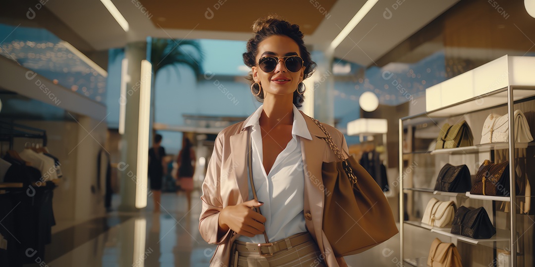 Imagem realista de mulher linda modelo