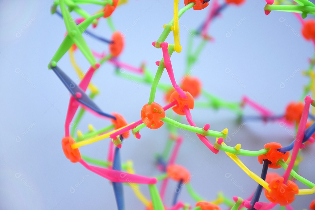 Esfera de Hoberman bola dobrável de cores do arco-íris