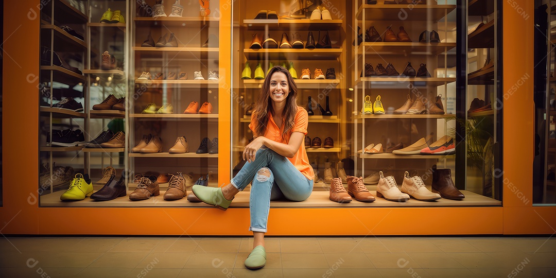 Imagem realista de mulher linda modelo