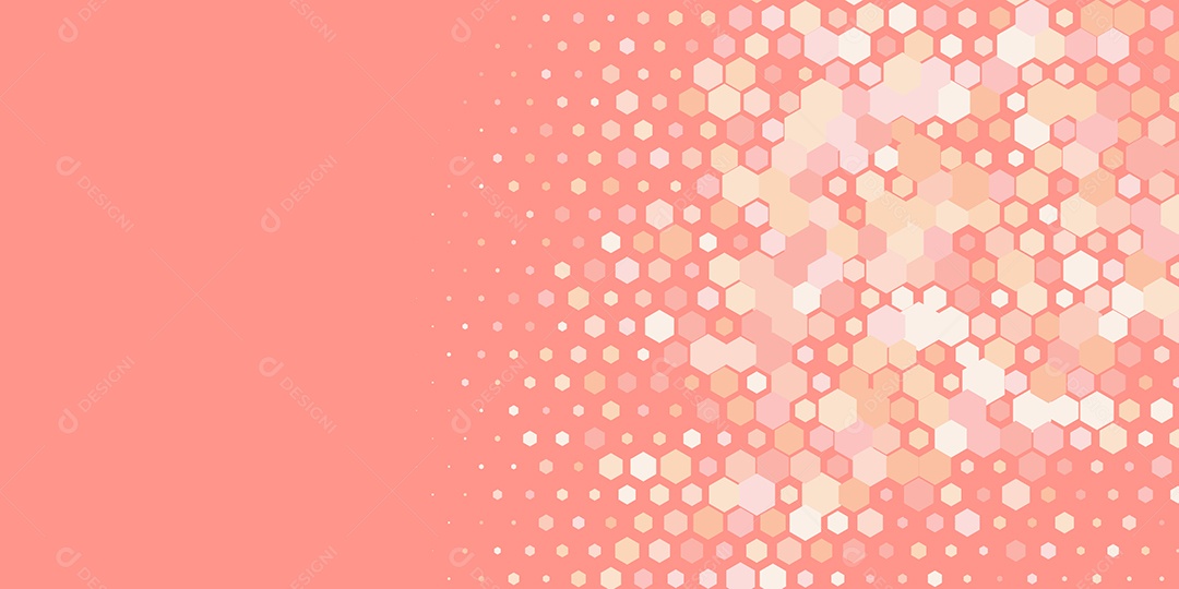 Background Hexágono Abstrato Rosa Ilustração Vetor EPS