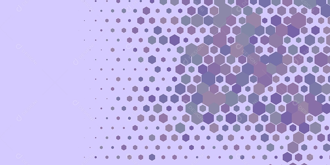 Background Hexágono Abstrato Roxo Ilustração Vetor EPS